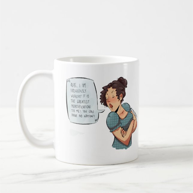 De Café Arabella "Alas soy" taza fabulosamente rica (Izquierda)