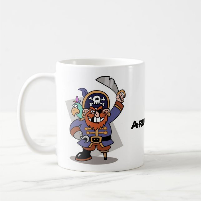 De Café ¡Arrrrgh! Taza del pirata (Izquierda)