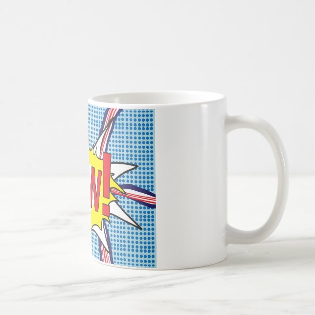 De Café Arte pop "guau" taza (Derecha)
