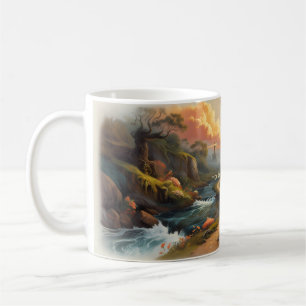 De Café 🧸 Atrapa el Asombro Taza del Valle Nostálgico