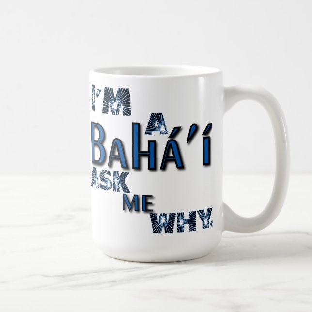 De Café Bahai me pregunta porqué taza (Derecha)