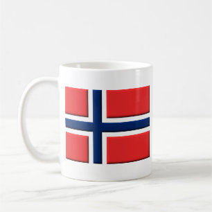 De Café Bandera Noruega Taza Norsk