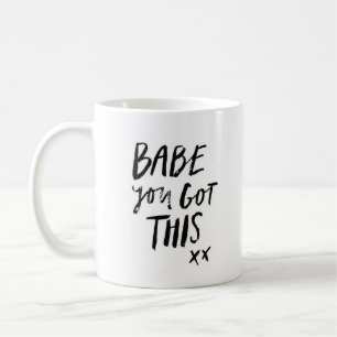 De Café "Bebé usted consiguió a esto" - la taza blanca
