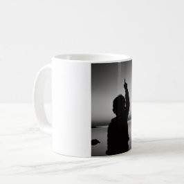 De Café beber con nueva taza mugggggg