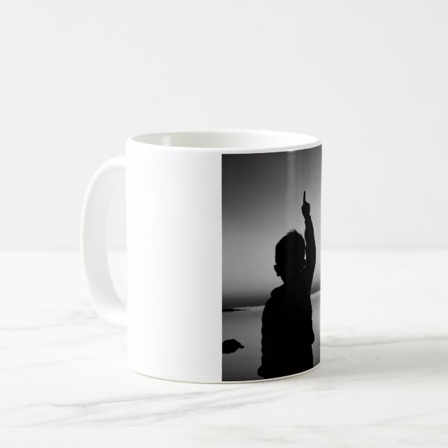 De Café beber con nueva taza mugggggg (Anverso izquierdo)