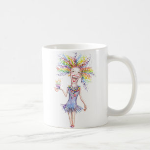De Café Bertha la taza amplia del cumpleaños