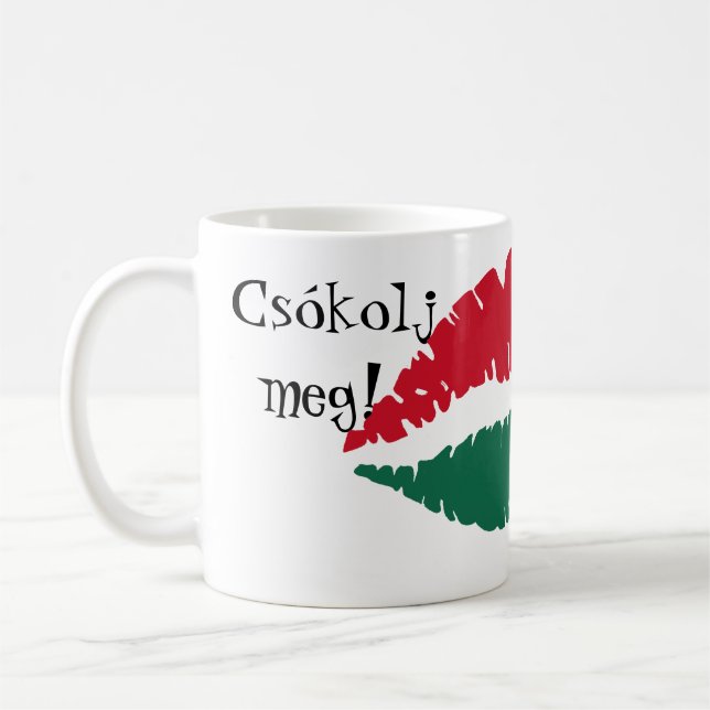 De Café ¡Béseme! ¡Soy húngaro! Taza (Izquierda)