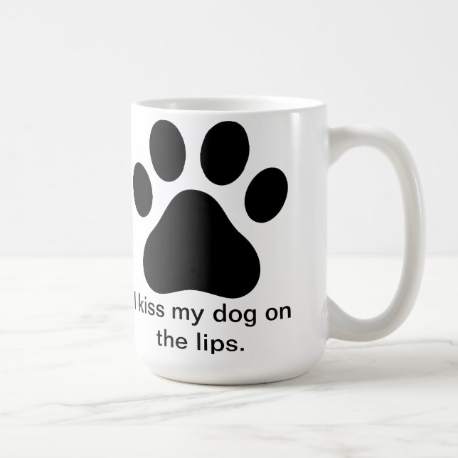 De Café Beso mi taza del perro (Derecha)