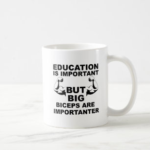 De Café Bíceps Grandes Taza Divertida Importante