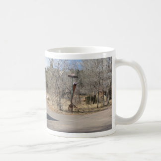 De Café Bifurcación en la taza del camino
