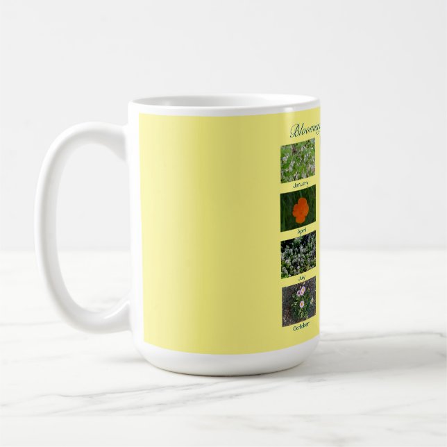 De Café ¡Bloomers desde California! Taza (Izquierda)
