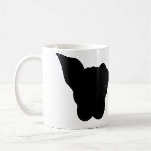 De Café Boston Terrier, barro amasado, taza del amor del