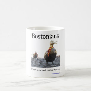 De Café Bostonians sabe vestirse para la taza del invierno
