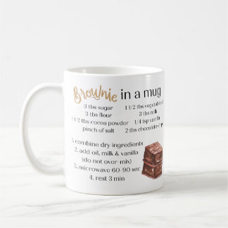 De Café Brownie en una taza