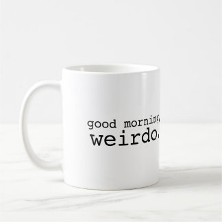 De Café Buena mañana, taza del Weirdo