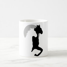 De Café caballos corriendo juntos taza mugre