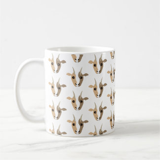 De Café Cabras tricoladas en la taza