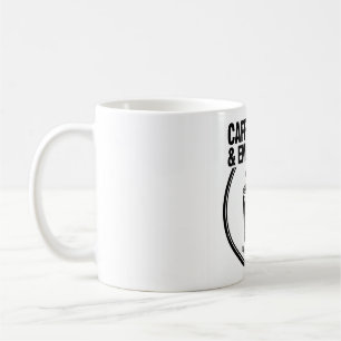 De Café CAFEINADO Y EMBALSAMAMIENTO — Taza divertida