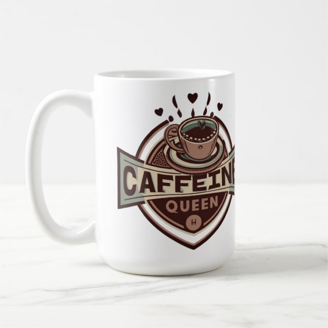 De Café Cafetería Reina Mug y taza (Izquierda)