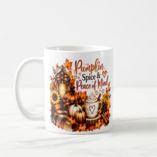 De Café Calabaza Especiada & Paz Mental | Taza Acogedora d