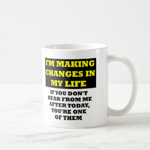 De Café Cambios En Mi Vida Taza Divertida Ofensiva