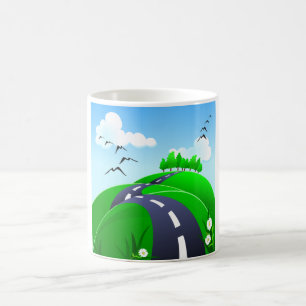 De Café Camino cuesta arriba, taza