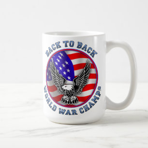 De Café Campeones Mundiales Consecutivos Taza Divertida Si