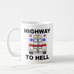 De Café Carretera a la ambulancia del infierno - taza