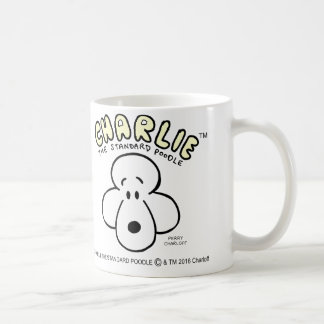 De Café Charlie la taza del caniche estándar