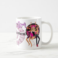 Chica marchosa personalizada - taza