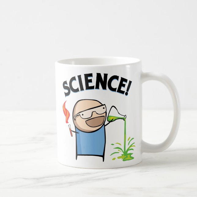 De Café ¡CIENCIA! taza (Derecha)