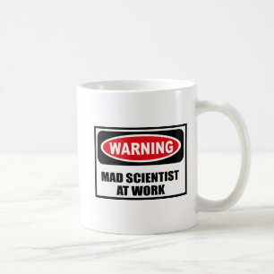 De Café CIENTÍFICO ENOJADO amonestador EN la taza del