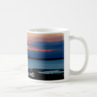 De Café Ciudad del océano, taza del MD