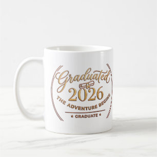 De Café Class of 2026 Adventure Begins / Taza Graduación