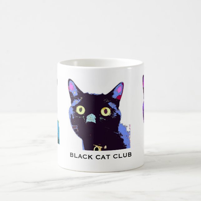 De Café ¡Club del gato negro! taza (Centro)