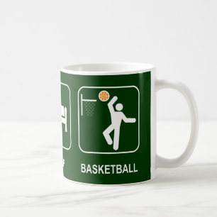 De Café Coma la taza del baloncesto del sueño