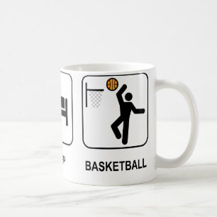 De Café Coma la taza del baloncesto del sueño