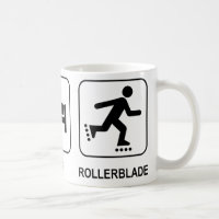 Coma la taza del Rollerblade del sueño