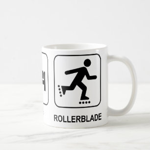 De Café Coma la taza del Rollerblade del sueño