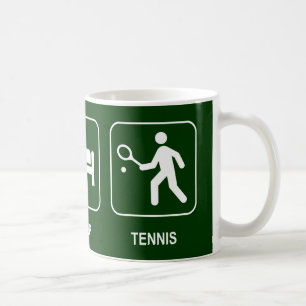 De Café Coma la taza del tenis del sueño
