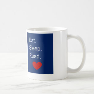 De Café Coma la taza leída sueño