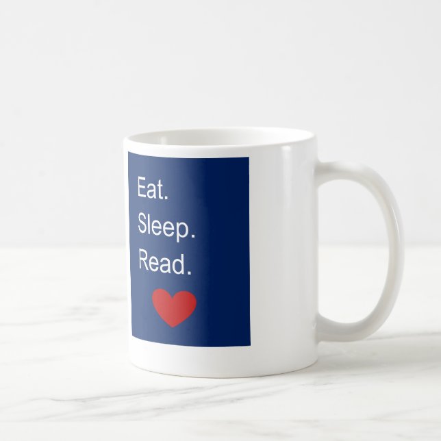 De Café Coma la taza leída sueño (Derecha)