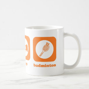 De Café Coma. Sueño. Bádminton. Taza