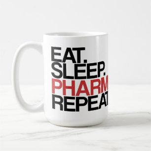 De Café Coma. Sueño. Farmacia. Repetición. Taza