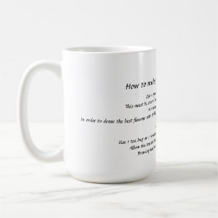 De Café "Cómo hacer la taza perfecta taza del té"