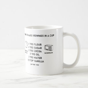 De Café Cómo hacer los brownie en una taza