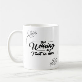 De Café "Confianza sobre preocupación: una taza para inspi