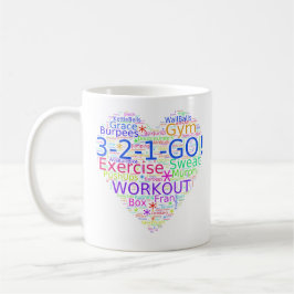 De Café Corazón del entrenamiento - taza