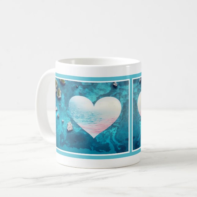 De Café Corazones en la taza oceánica (Anverso izquierdo)