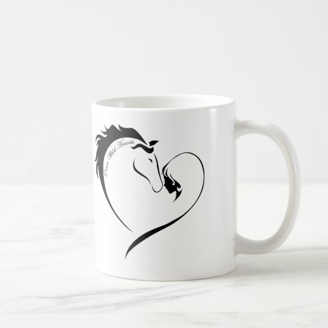 De Café Corazones una vez salvajes - taza (Derecha)